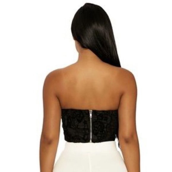 𝅺nwot Naked Wardrobe Corset Bustier Top - Picture 2 of 6